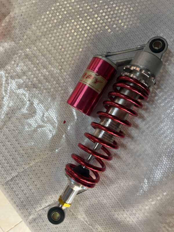 Rear shock absorber(suspension with external reservoir) Type moto: GN125, EN125, CG125, Bajaj CT/BOXER, YBR 125